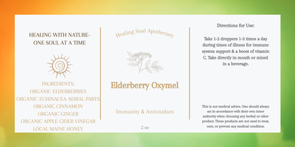 Elderberry Oxymel