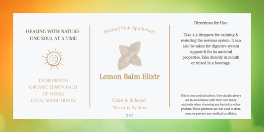Lemon Balm Elixir