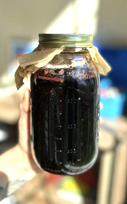 Elderberry Oxymel